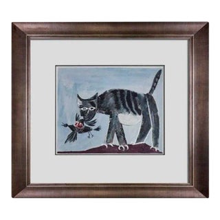 Pablo Picasso Lithograph Ltd Ed, No.30 [Rare] El Gato ... 1939 W/Custom Frame For Sale