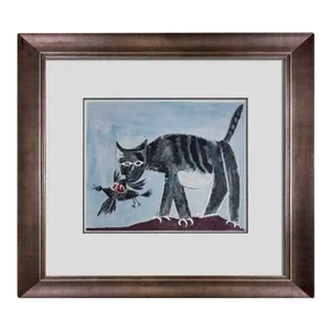 Pablo Picasso Lithograph Ltd Ed, No.30 [Rare] El Gato ... 1939 W/Custom Frame