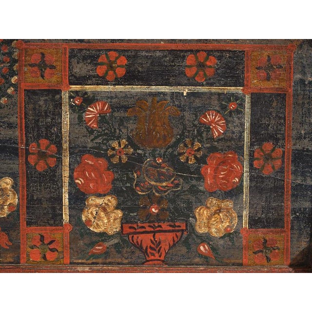 Antique Painted Chest, 1870s For Sale - Image 14 of 18