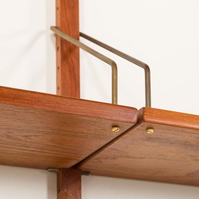 Vintage Two Bay Wall Unit from Hansen and Guldborg, 1960s For Sale - Image 13 of 16