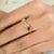 Modern Heart Ruby Diamond Proposal Ring Gift for Valentine in 14K Gold featuring natural ruby of 0.39 carats and diamonds...