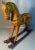 Yellow Vintage Rocking Horse Folk Art Handcrafted in India Designed for Bloomingdales For Sale - Image 8 of 8