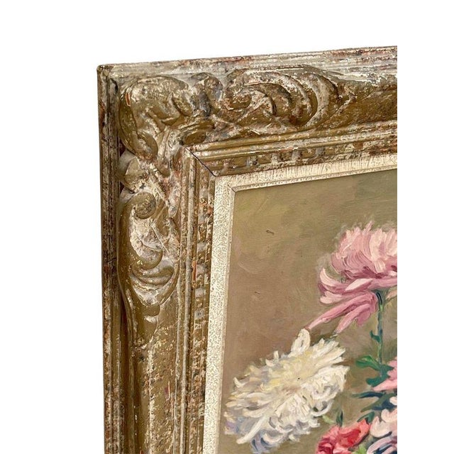 F. Barla, Bouquet of Flowers, Oil on Panel, Framed For Sale - Image 9 of 12