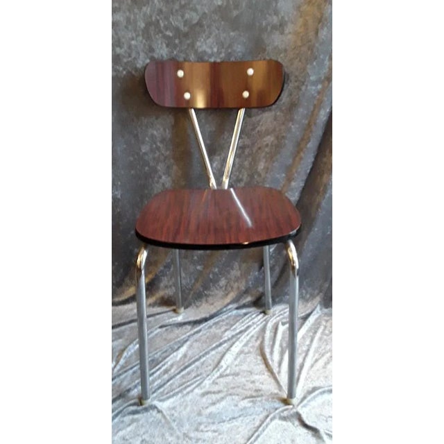 Mid-Century Modern Vintage Dining Room Chairs, 1960s, Set of 5 For Sale - Image 3 of 8