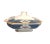 Antique J & G Meakin Newark Soup Tureen & Bowl Set – Blue Floral & Gold Trim- 7 Pieces For Sale In Baton Rouge - Image 6 of 9