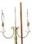 Monumental Vintage Brass Bouillotte Table Lamp With Custom Hunter Green Pleated Shades — Ralph Lauren / Visual Comfort For Sale - Image 14 of 15