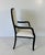 Cream Velvet and Black Lacquered Chairs, Set of 6 For Sale - Image 12 of 13