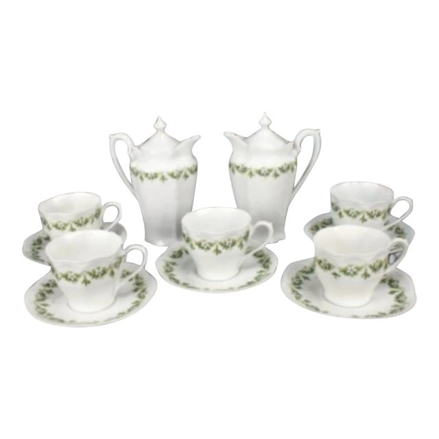 1911 R S Prussia Demitasse Coffee Service For Sale