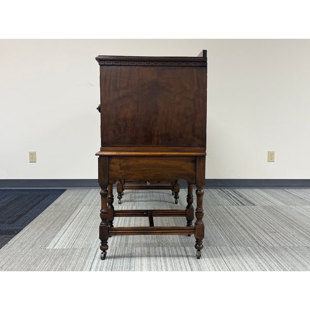 Large Jacobean Style Antique Sideboard / Credenza ~ Great as Tv Stand For Sale In Saint Louis - Image 6 of 13