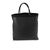 Contemporary Black Grained Leather Passamaneria Patti Tote For Sale - Image 3 of 7
