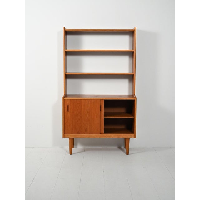 Scandinavian Teak Bookcase, 1960s For Sale - Image 3 of 12