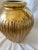 Vintage Steve Chase Gilded Liquid Gold Ribbed Urn/Vase For Sale In Palm Springs - Image 6 of 7