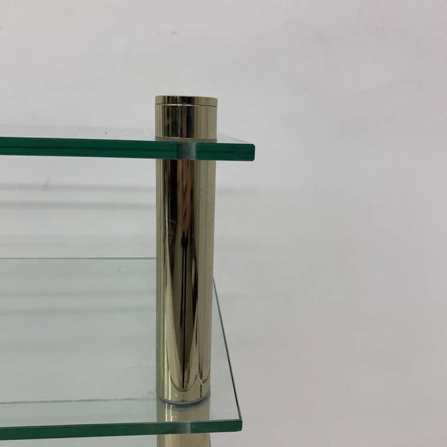 1970s Hollywood Regency Marble and Glass Cabinet , 1970s For Sale - Image 5 of 9