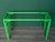 Metal Late 20th Century Faux Bamboo High Gloss Green Lacquered Console For Sale - Image 7 of 16