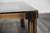 Hollywood Regency Geometric Coffee Table in Brown and Gilt Lacquered Metal, 1970s For Sale - Image 6 of 9