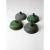 Set of 4 Vintage Green Enamel Pendant Light Shades For Sale - Image 4 of 11
