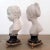 Limoges, France Limoges Bisque Porcelain Brongniart Children Busts After Houdon by Tharaud, a Pair For Sale - Image 4 of 13