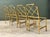 Vintage Italian Faux Bamboo Brass Dining Chairs - Set of 4 For Sale - Image 17 of 18