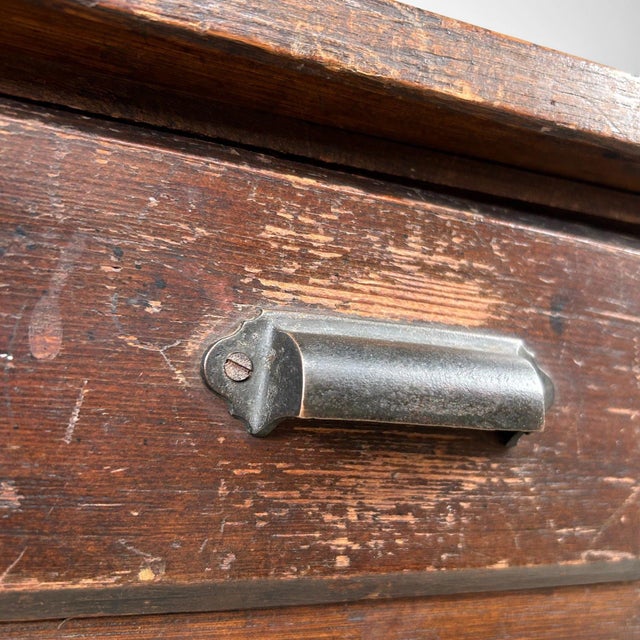 Japanese Minimalist Low Desk with Drawers, 1920s-1930s For Sale - Image 6 of 12