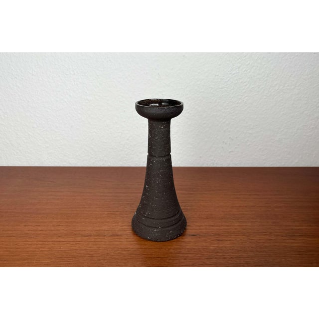Mid-Century Modern Danish Studio Pottery Candleholder from Lehmann Pottery, 1960s For Sale - Image 10 of 17