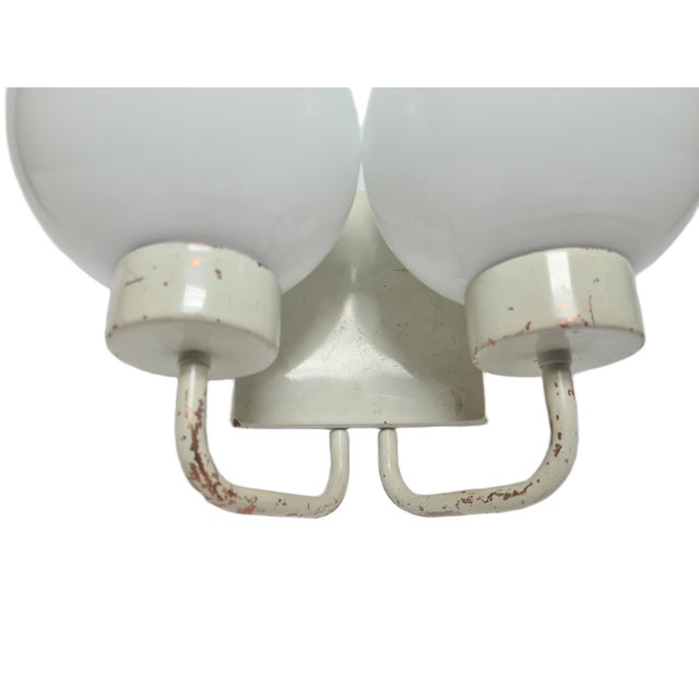 Two-Armed Wall Lamp from Elmet Zabrze, 1970s For Sale - Image 4 of 10