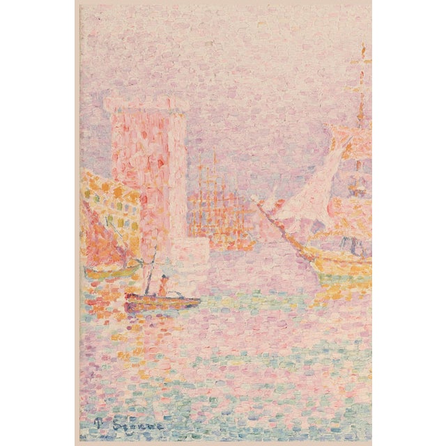 Not Yet Made - Made To Order Vintage French Coastal Art Print – Pastel Harbor by Paul Signac, 24" X 18" For Sale - Image 5 of 8