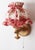 Swedish Pinewood Wall Lamps with Floral Textile Shades, 1970s, Set of 2 For Sale - Image 18 of 18