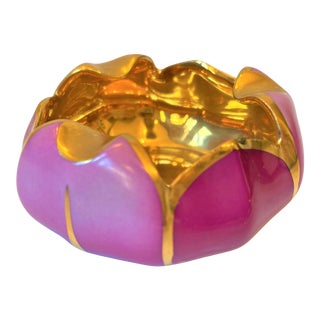 Vintage French Limoges Porcelaine Trinket Dish For Sale