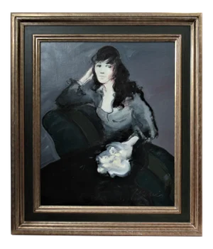 Juan Garces Espinosa, Woman with Bouquet, Circa 1985