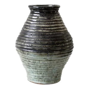 Vintage Coiled Studio Pottery Vase