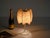 Beige Tulip Cocoon Table Lamp with Brass Base attributed to Castiglioni for Hille, Italy, 1960s For Sale - Image 12 of 13