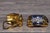 Contemporary The Glen Canyon: Yellow Gold Sapphire and Diamond Ear Clips, 2 Pieces For Sale - Image 3 of 4