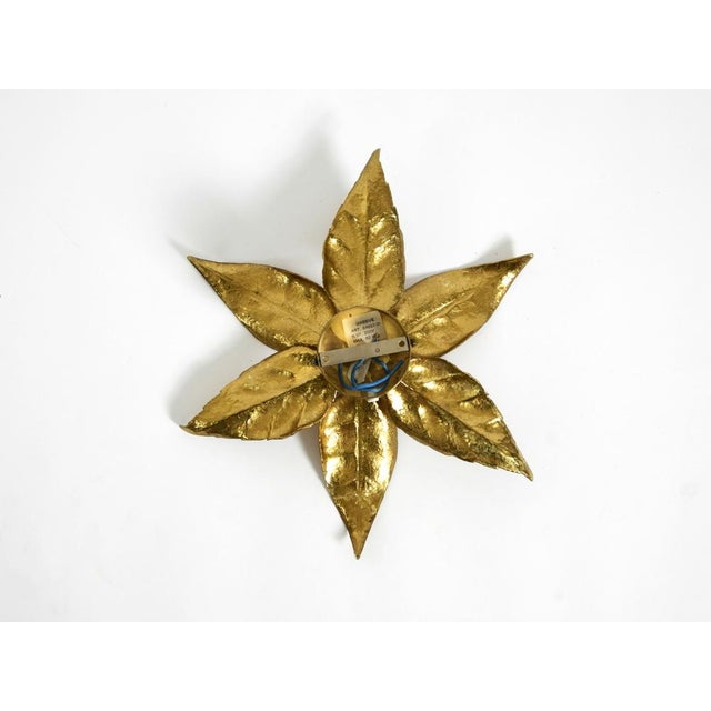 Vintage Florentine-Style Brass Ceiling Lamp by Willy Daro for Massive, Belgium, 1970s For Sale - Image 17 of 18