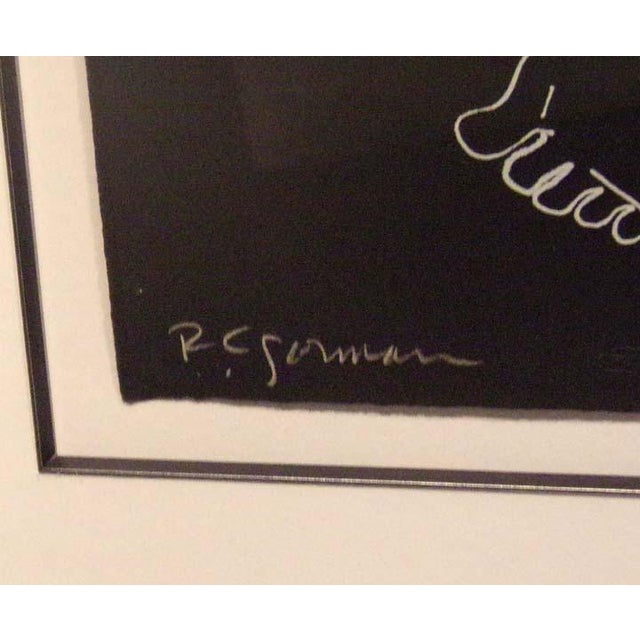 2000 - 2009 Rc Gorman "Evie" State I Lithograph 1979 With Custom Frame For Sale - Image 5 of 5