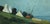 Mid-Century Modern 'Red Cabin by the Shore' Swedish Landscape Oil Painting, Framed For Sale - Image 12 of 13