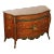 French Louis XV Style Paint Decorated Marble Top Commode For Sale