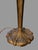 Gold Early 20th Century Victorian Table Lamp With Multiple Molded Colored Slag Glass Lamp Shade Panels 27" For Sale - Image 8 of 12