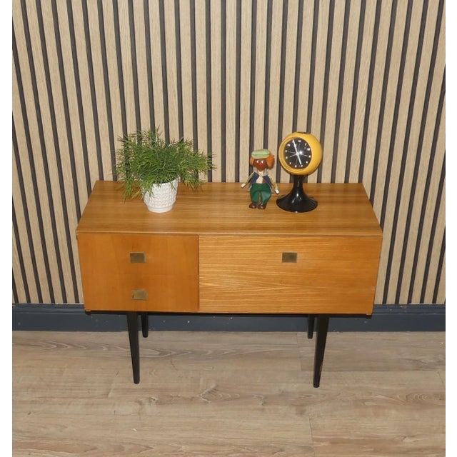 Brown Vintage Chest of Drawers, 1960s For Sale - Image 8 of 13