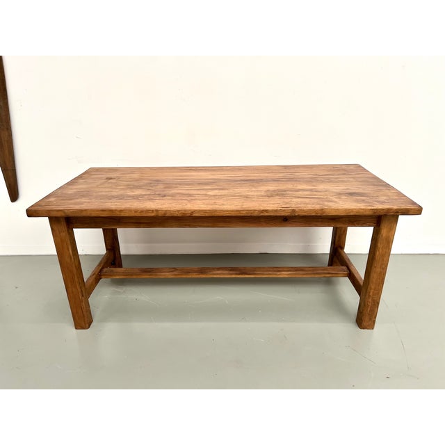 1970s Modern Table in Pine, 1970s For Sale - Image 5 of 18