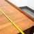 Mid Century Modern End Table Lane Attributed Cabinet Square Walnut 2 Doors Side Table MCM For Sale - Image 9 of 10