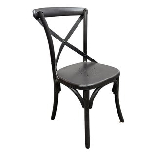 Restoration Hardware Metal Madeleine Side Chair For Sale