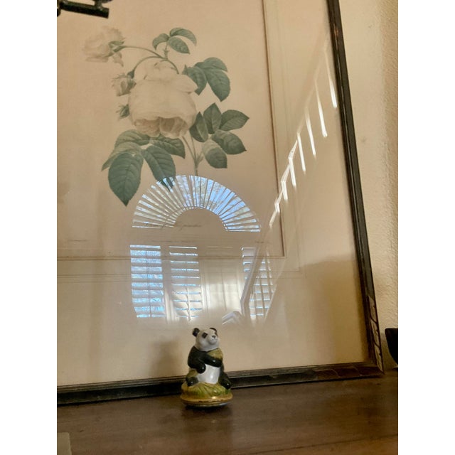Halcyon Days English Enamel Hand Painted Panda Bear Trinket For Sale - Image 10 of 12