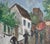 Roland Dubuc, Strollers in Montmartre, 1960s, Oil Painting on Canvas, Framed For Sale - Image 6 of 16