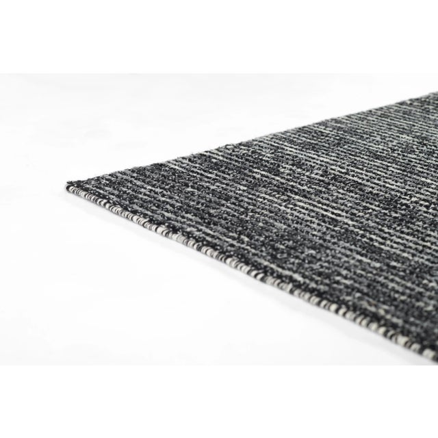 Momeni Jax Charcoal Hand Woven Area Rug 5' X 8' For Sale In Atlanta - Image 6 of 10