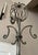 Metal Wrought Iron Coat & Hat Rack Distinctive Spiral Globe Top Tripod Base Brutalist For Sale - Image 7 of 12