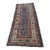 Antique Caucasian Talish Wool Rug, Indigo Field & Wide Border, C. 1880s — 3'7" × 7'4" For Sale
