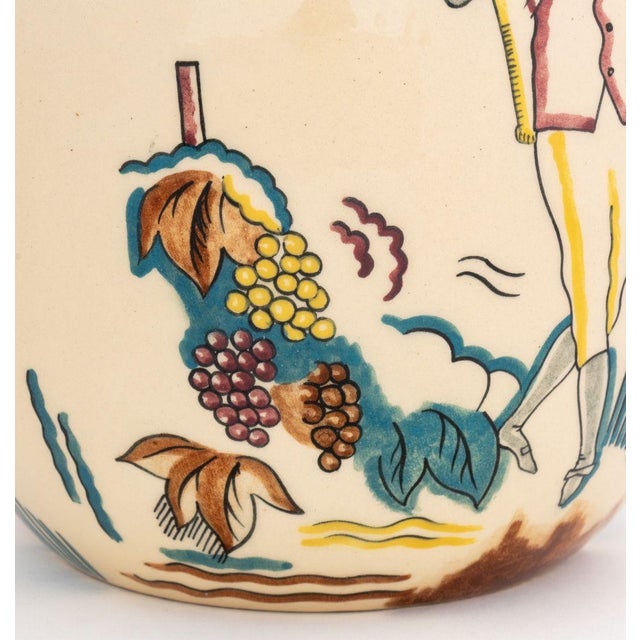 Beige Robert Lallement "Les Raisins" Ceramic Jar For Sale - Image 8 of 11