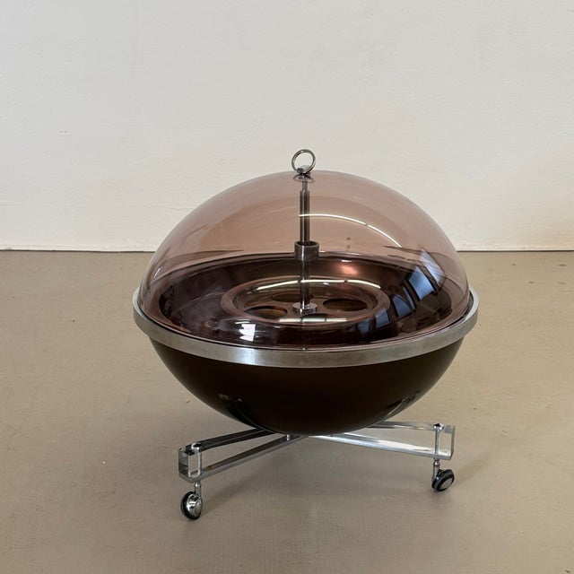 Vintage Spherical Bar by Pierre Cardin, France, 1970s For Sale - Image 3 of 7