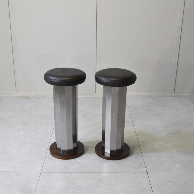 This pair of stools is a classic example of the design that was popular in the 1970s. Originally designed as a bar stool,...