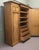 Large Ash Arts & Crafts Triple Break Front Wardrobe Compactum, 1880 For Sale - Image 3 of 8